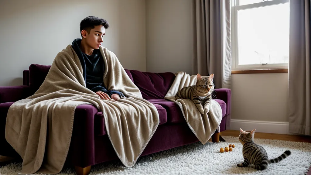 Petite balle légère utilisée pour initier un chat au rapport d'objet sur un parquet clair